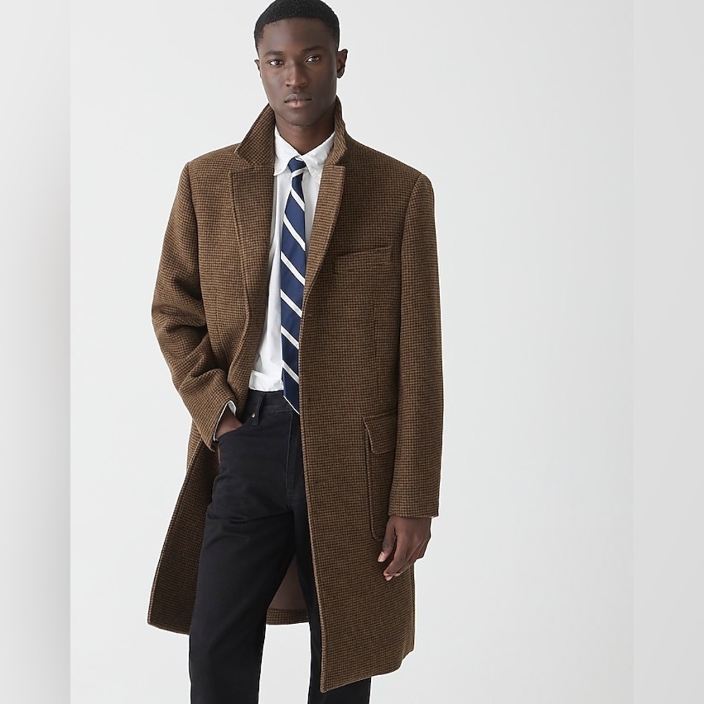 J Crew Ludlow Topcoat In Wool Blend In Tan Bs471